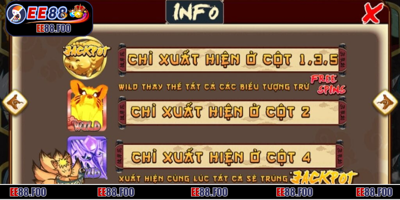 Tham gia chơi nổ hũ Naruto để có cơ hội chinh phục thưởng lớn